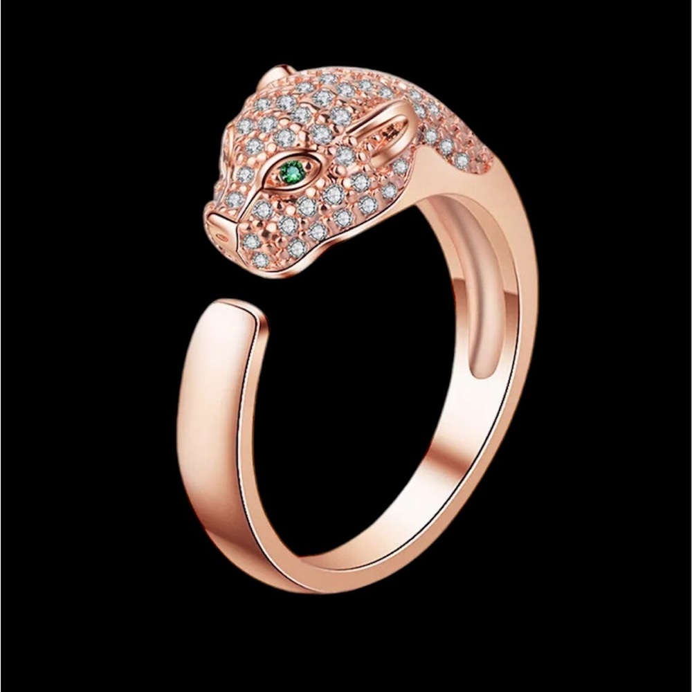 Rose Gold Leopard Ring - Picture 2 of 2
